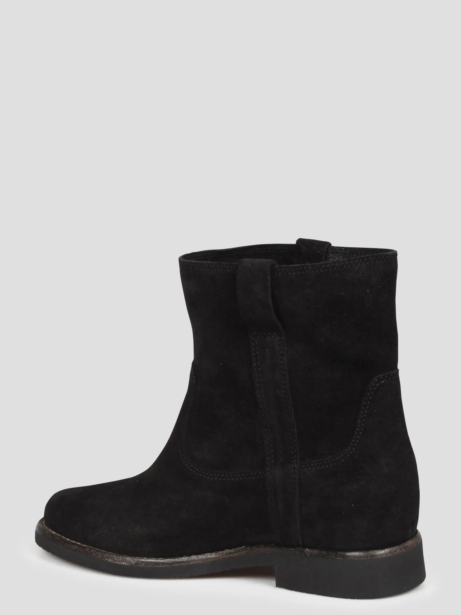 Stylish suede ankle boots