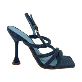 SWISH D3B-S Women's High Heel Sandal with Jeans Strap