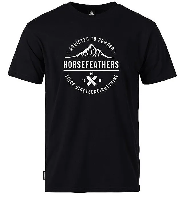 T-Shirt Horsefeathers ATP Emblem - Black - men´s