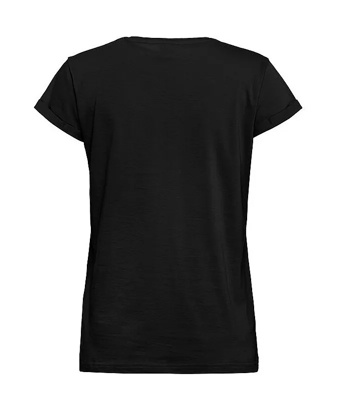 T-Shirt Horsefeathers Melanie Pocket - Black - women´s