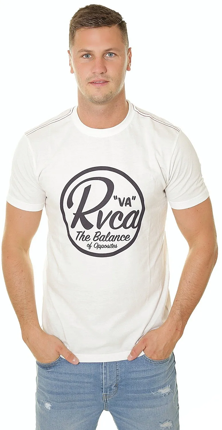 T-Shirt RVCA Seal - Antique White - men´s