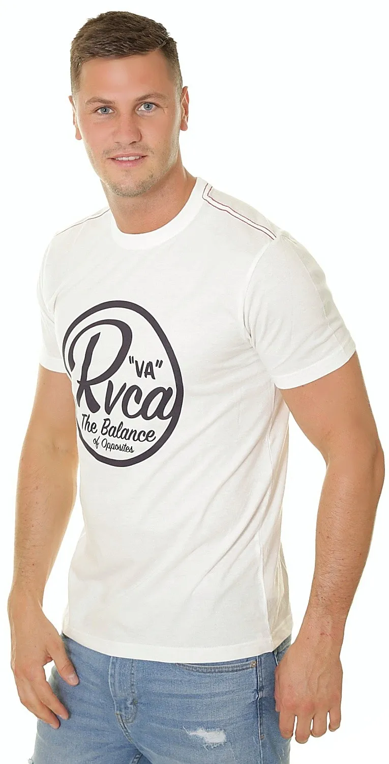 T-Shirt RVCA Seal - Antique White - men´s