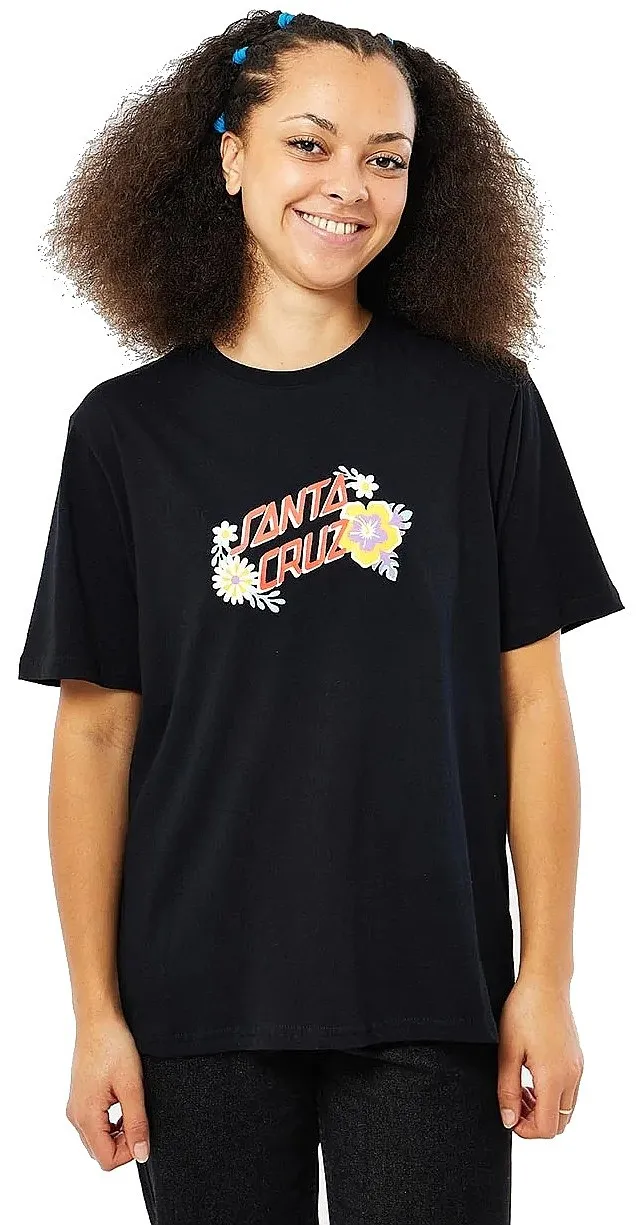 T-Shirt Santa Cruz Free Spirit Floral - Black - women´s