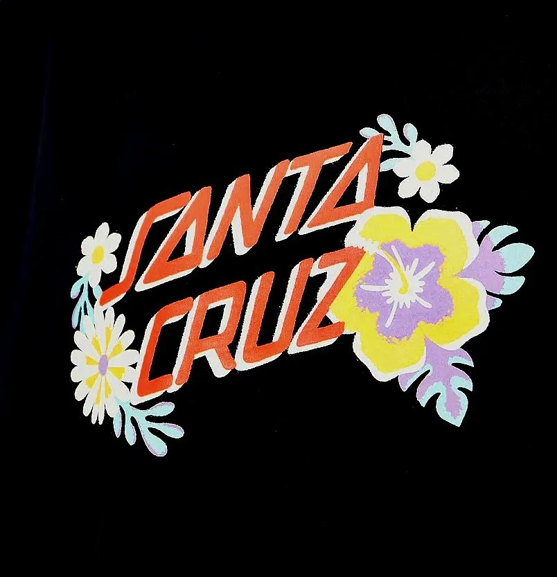 T-Shirt Santa Cruz Free Spirit Floral - Black - women´s