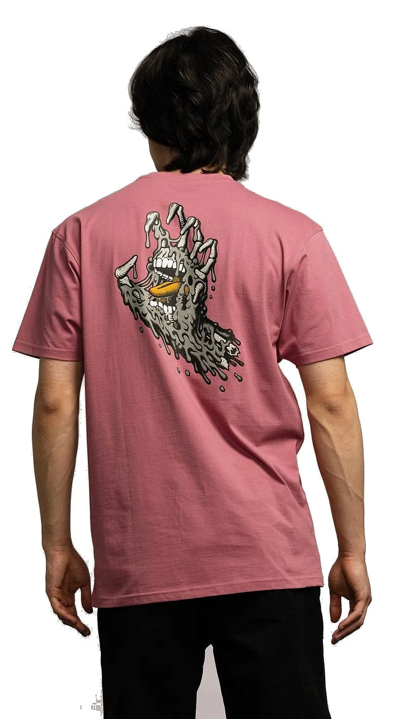 T-Shirt Santa Cruz Melting Hand - Dusty Rose - men´s