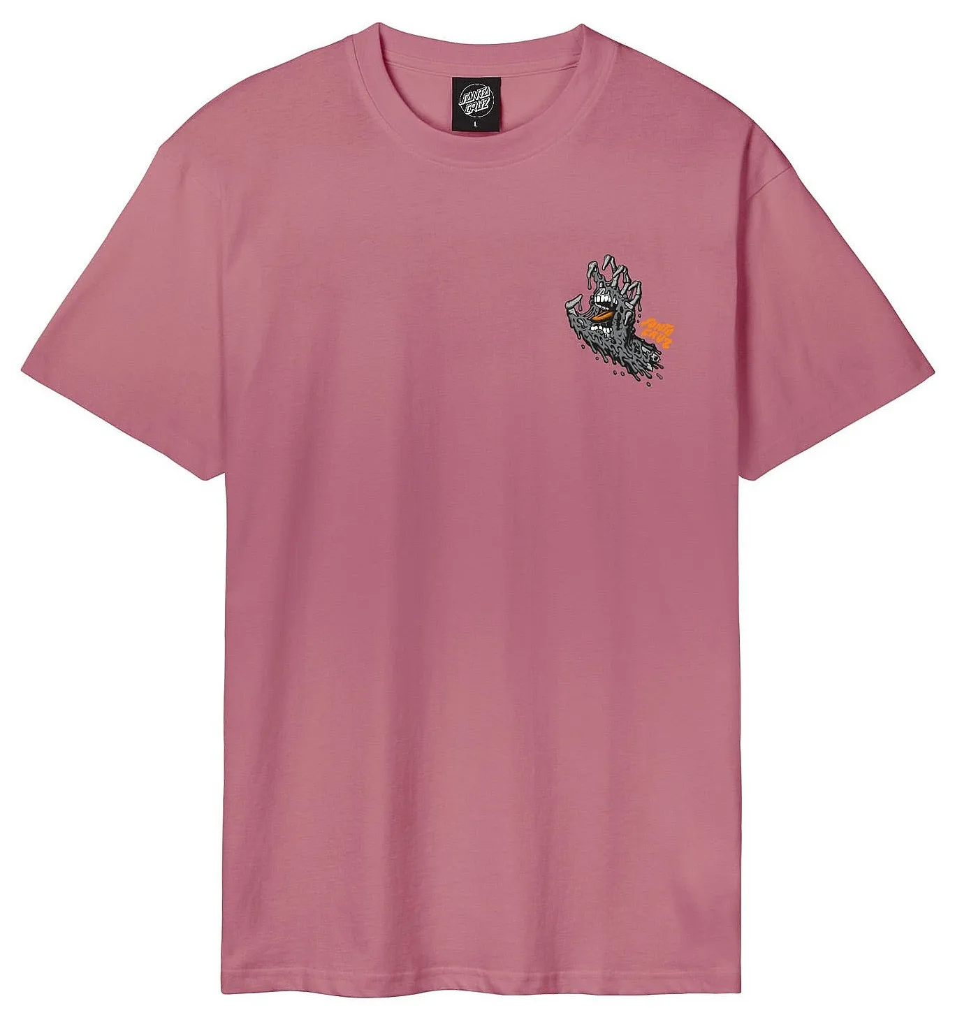 T-Shirt Santa Cruz Melting Hand - Dusty Rose - men´s