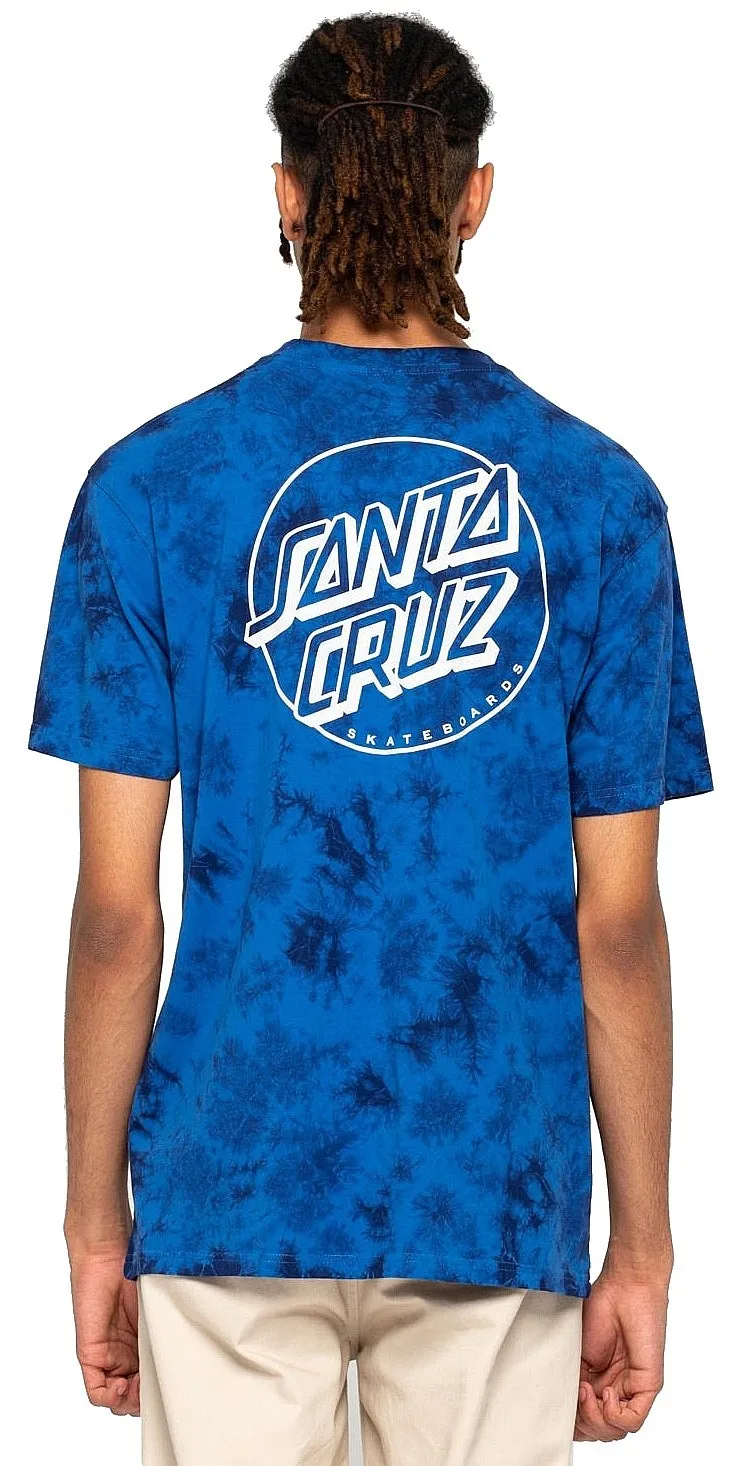 T-Shirt Santa Cruz Opus Dot Stripe - Royal Cloud Dye - men´s