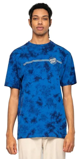 T-Shirt Santa Cruz Opus Dot Stripe - Royal Cloud Dye - men´s