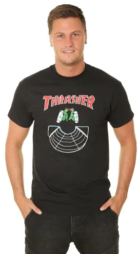 T-Shirt Thrasher Doubles - Black - men´s