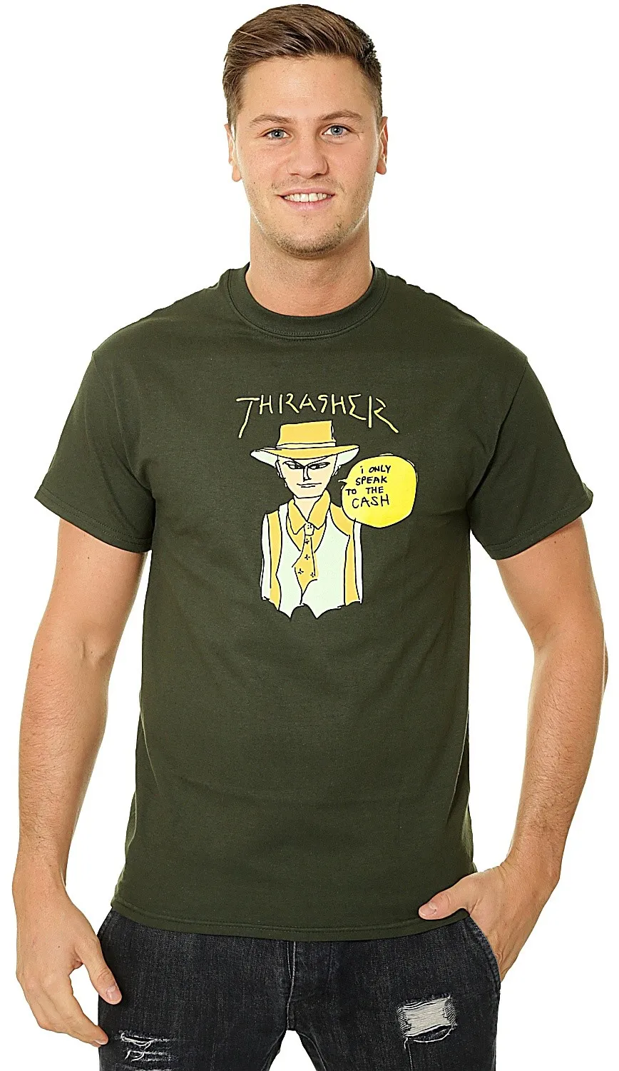 T-Shirt Thrasher Gonz Cash - Forest Green - men´s