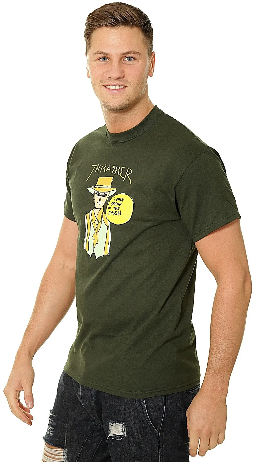 T-Shirt Thrasher Gonz Cash - Forest Green - men´s