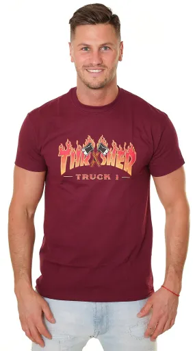 T-Shirt Thrasher Truck 1 - Maroon - men´s