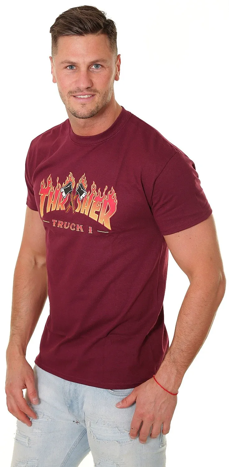 T-Shirt Thrasher Truck 1 - Maroon - men´s