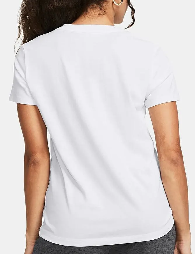 T-Shirt Under Armour Campus Core - White/Black - women´s