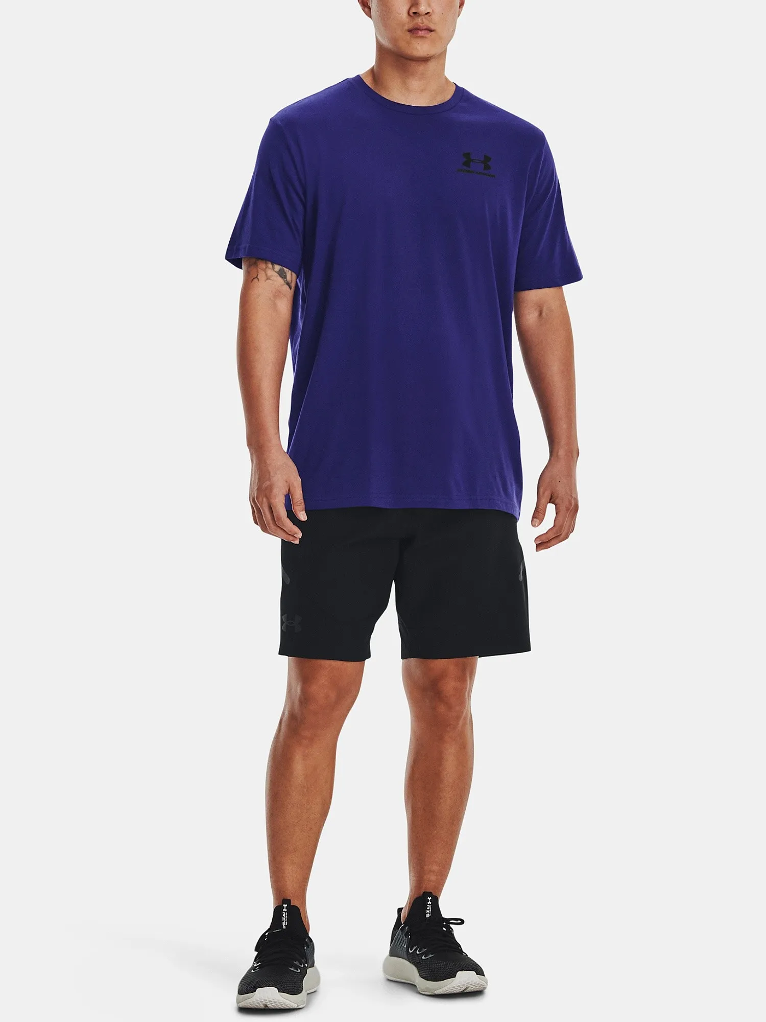 T-Shirt Under Armour Sportstyle Left Chest - Sonar Blue/Black - men´s