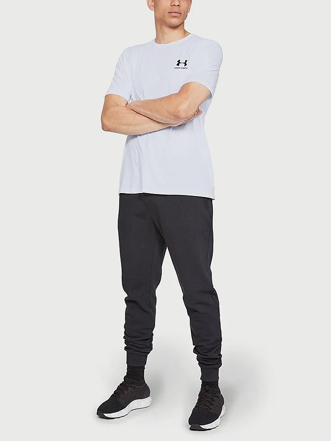 T-Shirt Under Armour Sportstyle Left Chest - White/Black - men´s