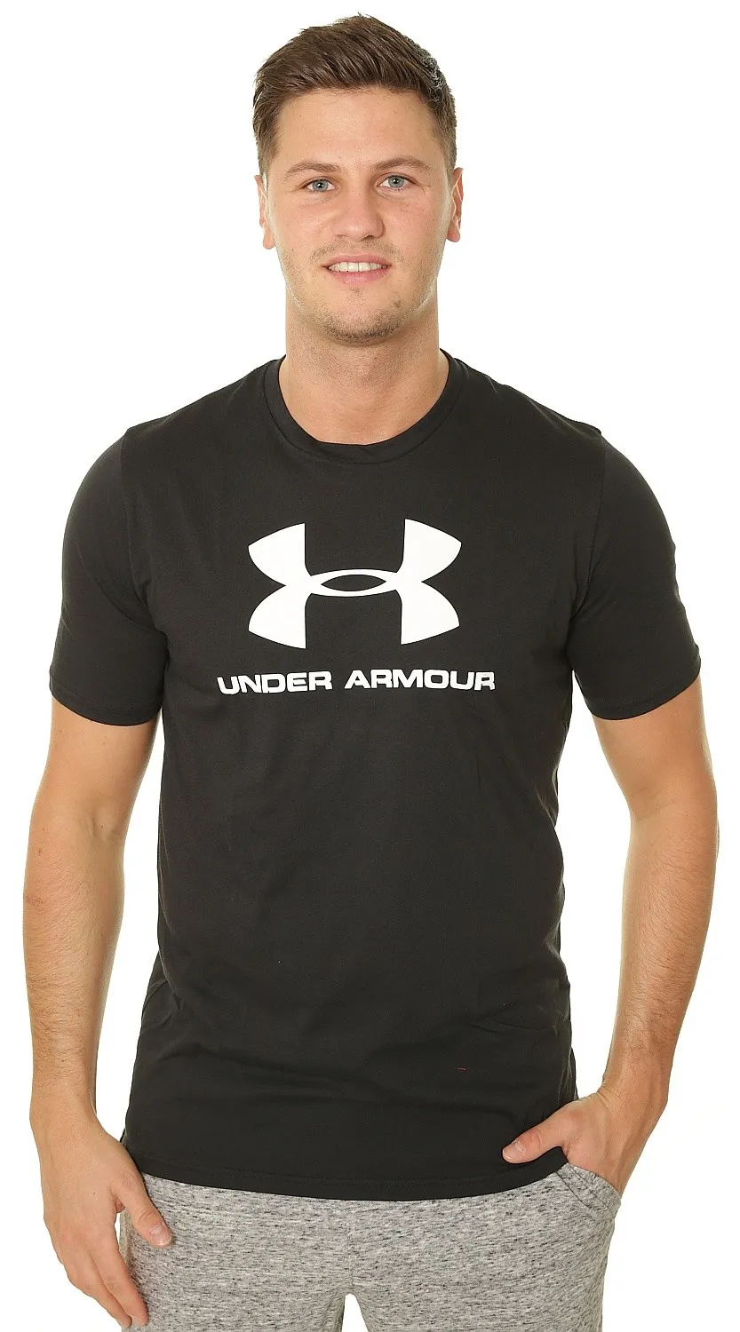 T-Shirt Under Armour Sportstyle Logo - 001/Black - men´s