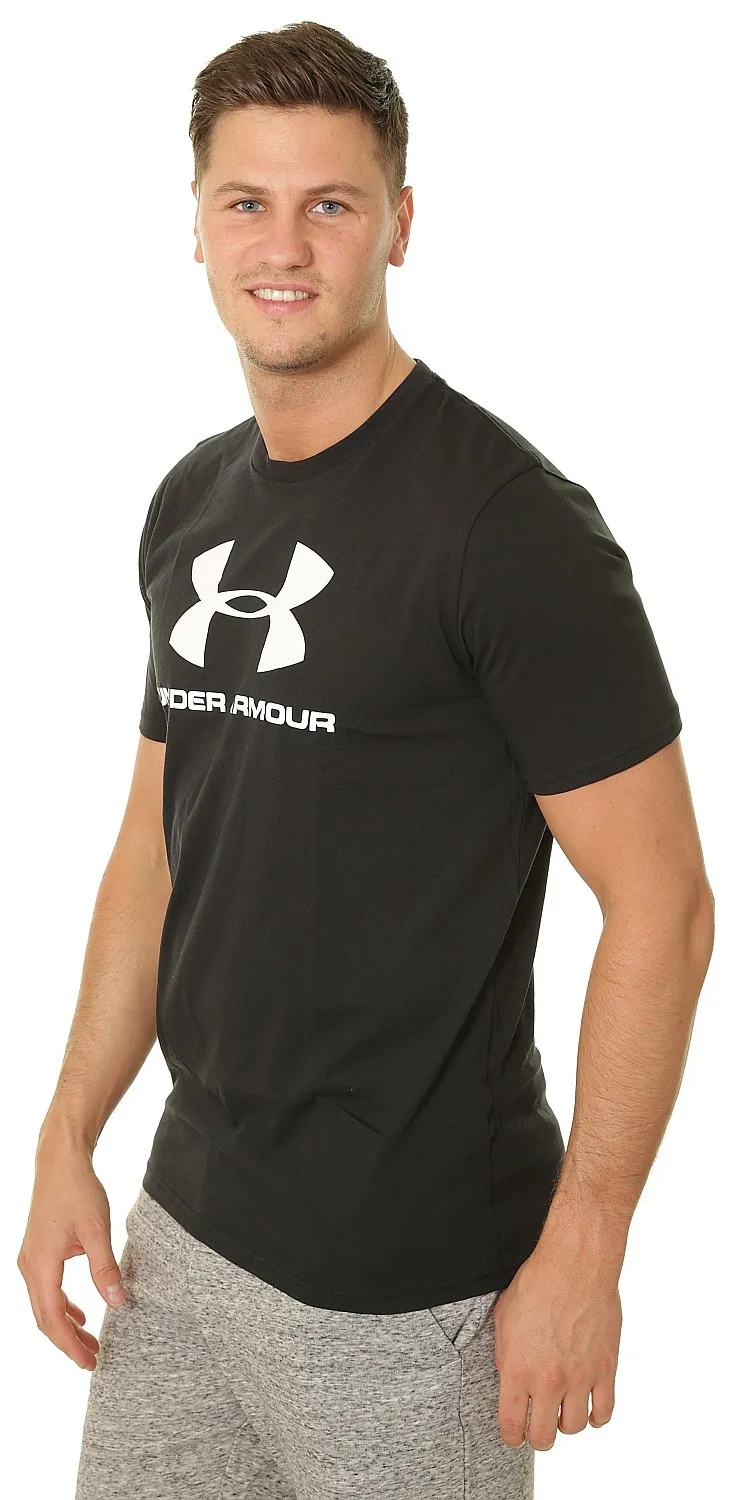 T-Shirt Under Armour Sportstyle Logo - 001/Black - men´s