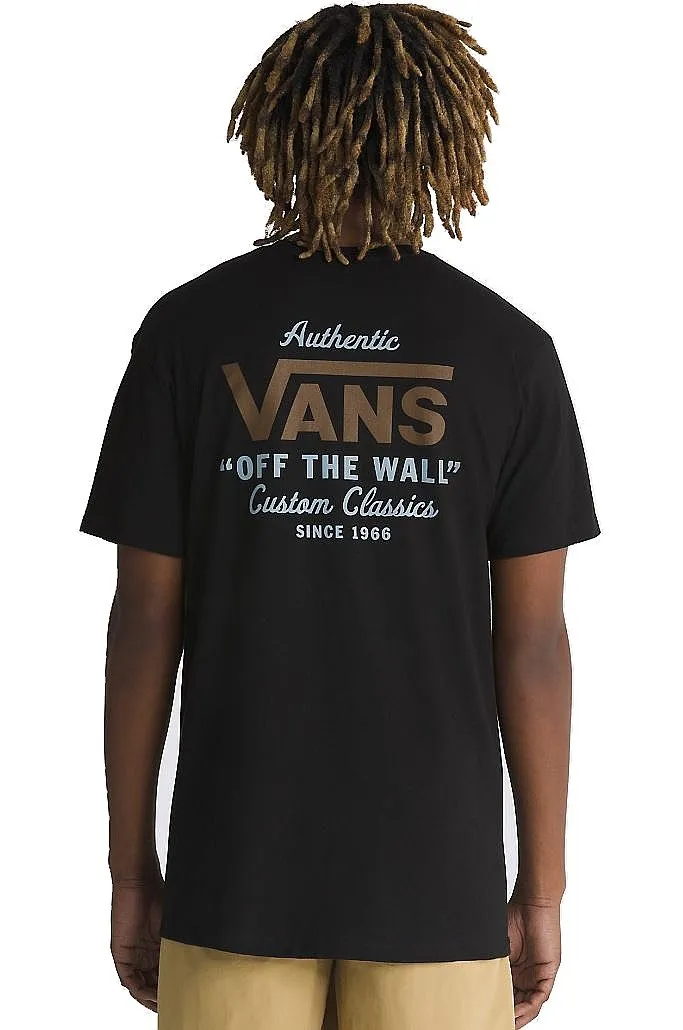 T-Shirt Vans Holder St Classic - Black/Antelope - men´s