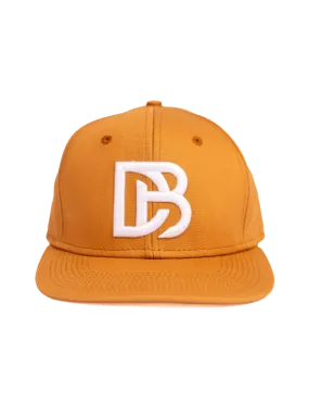 Tan DB Flat Brim Snapback