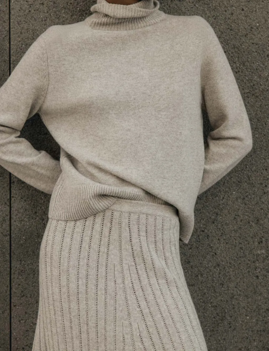 The Cashmere Knit Skirt