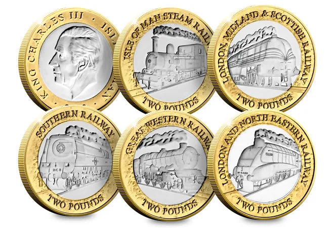 The History of British Railways BU 2 Coin Set