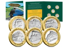 The History of British Railways BU 2 Coin Set