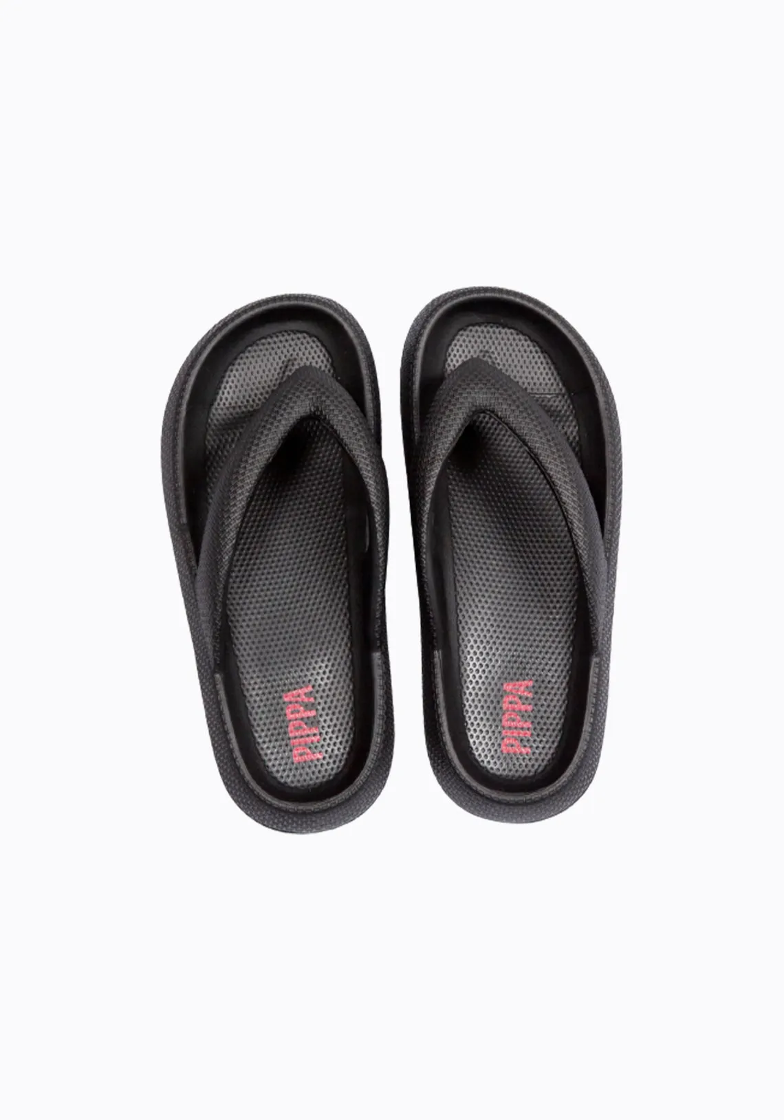 THONG SLIDES BLACK