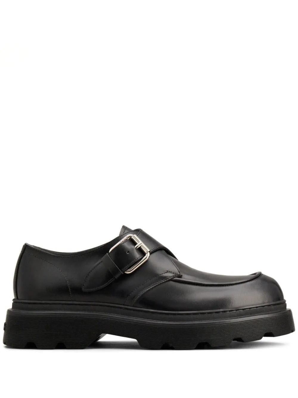 TOD'S Sleek Leather Monk Strap Moccasins