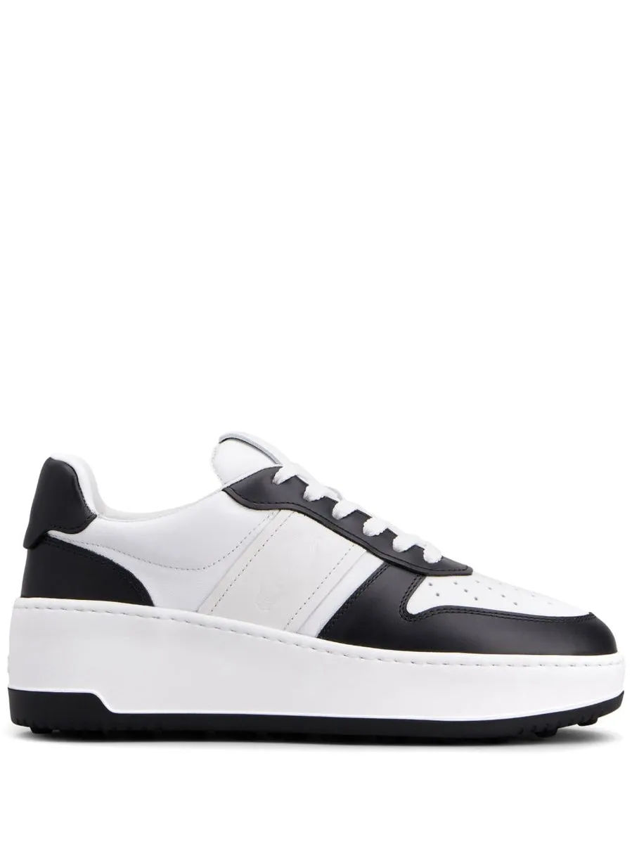 Tod's    Tod's Leather Platform Sneakers