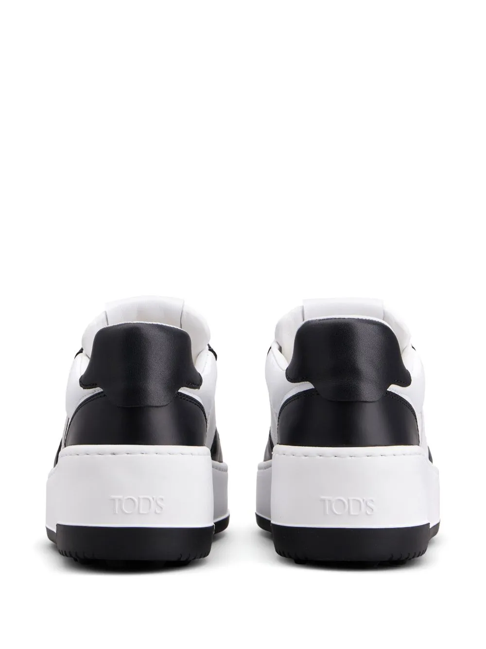 Tod's    Tod's Leather Platform Sneakers