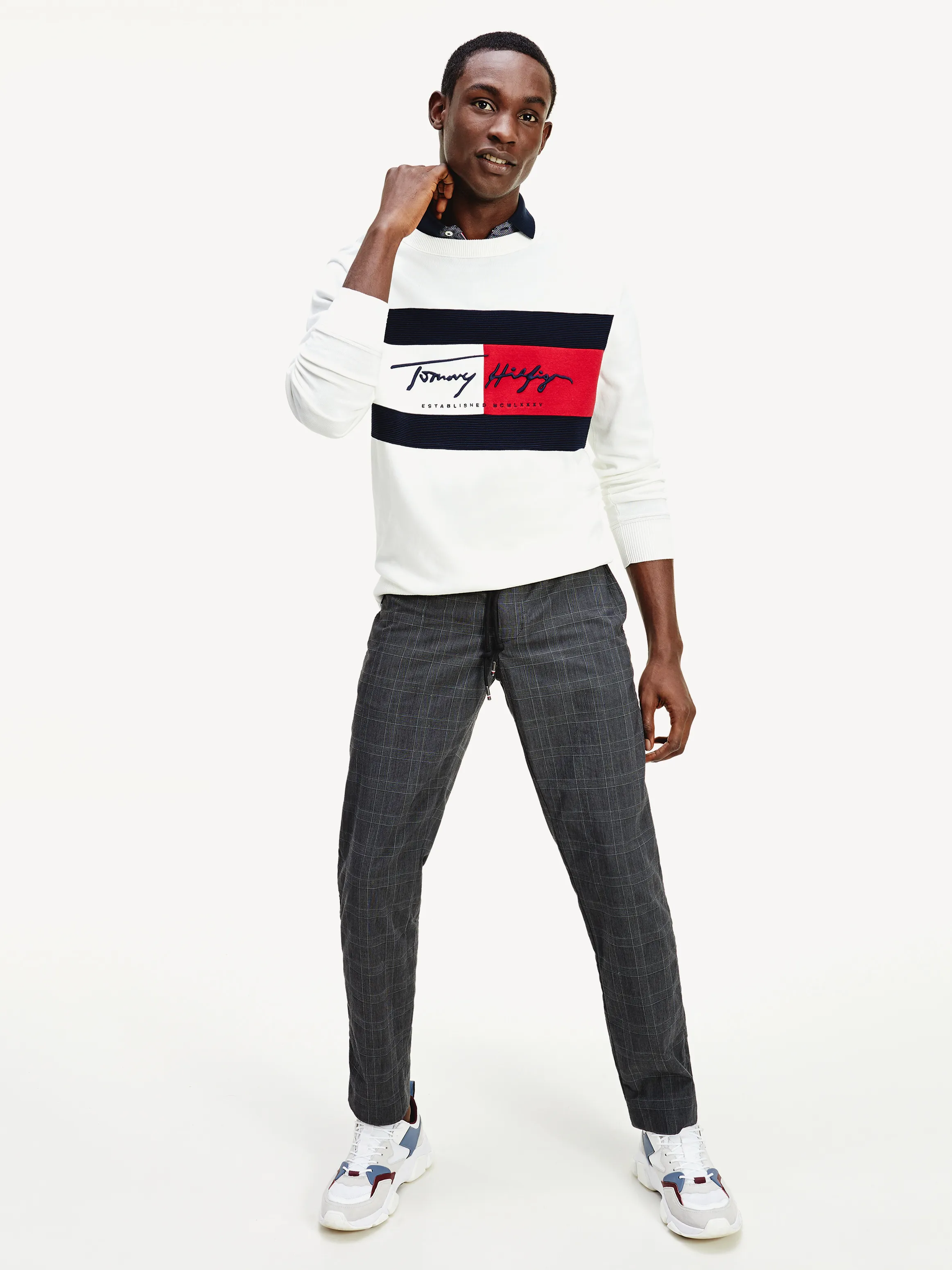 Tommy Hilfiger Autograph Flag Sweater Jumpers