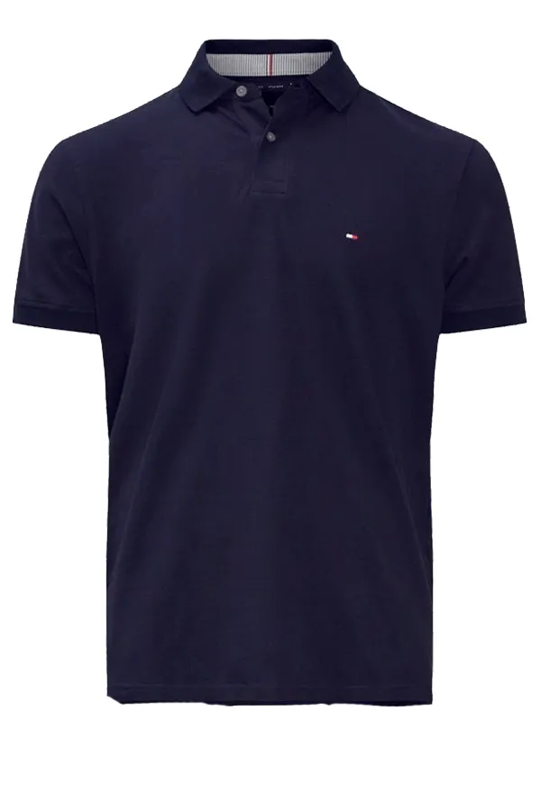 Tommy Hilfiger Carbon Navy Polo - Shop Now