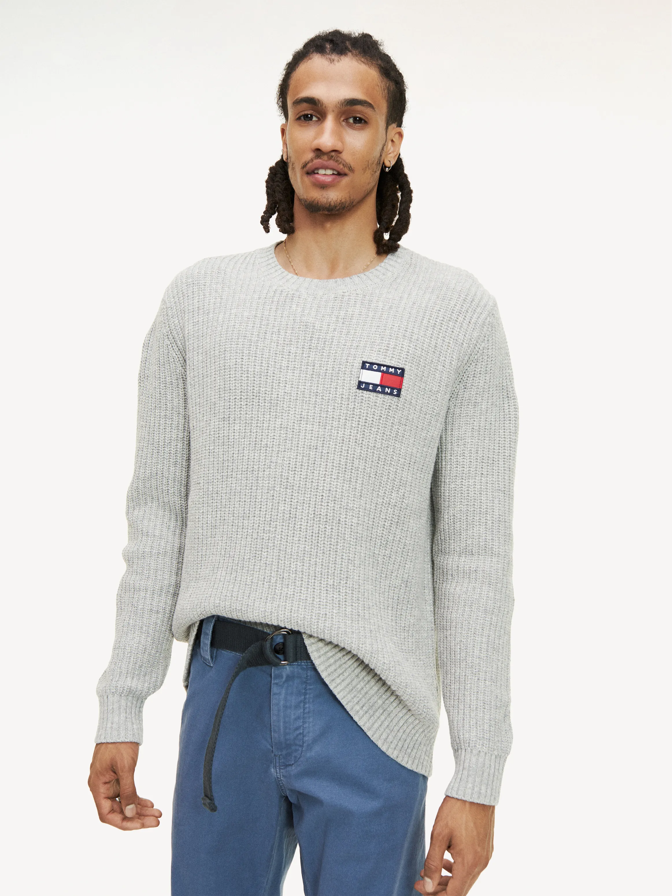 Tommy Hilfiger Ribbed Knit Jumper for Men | Shop Now