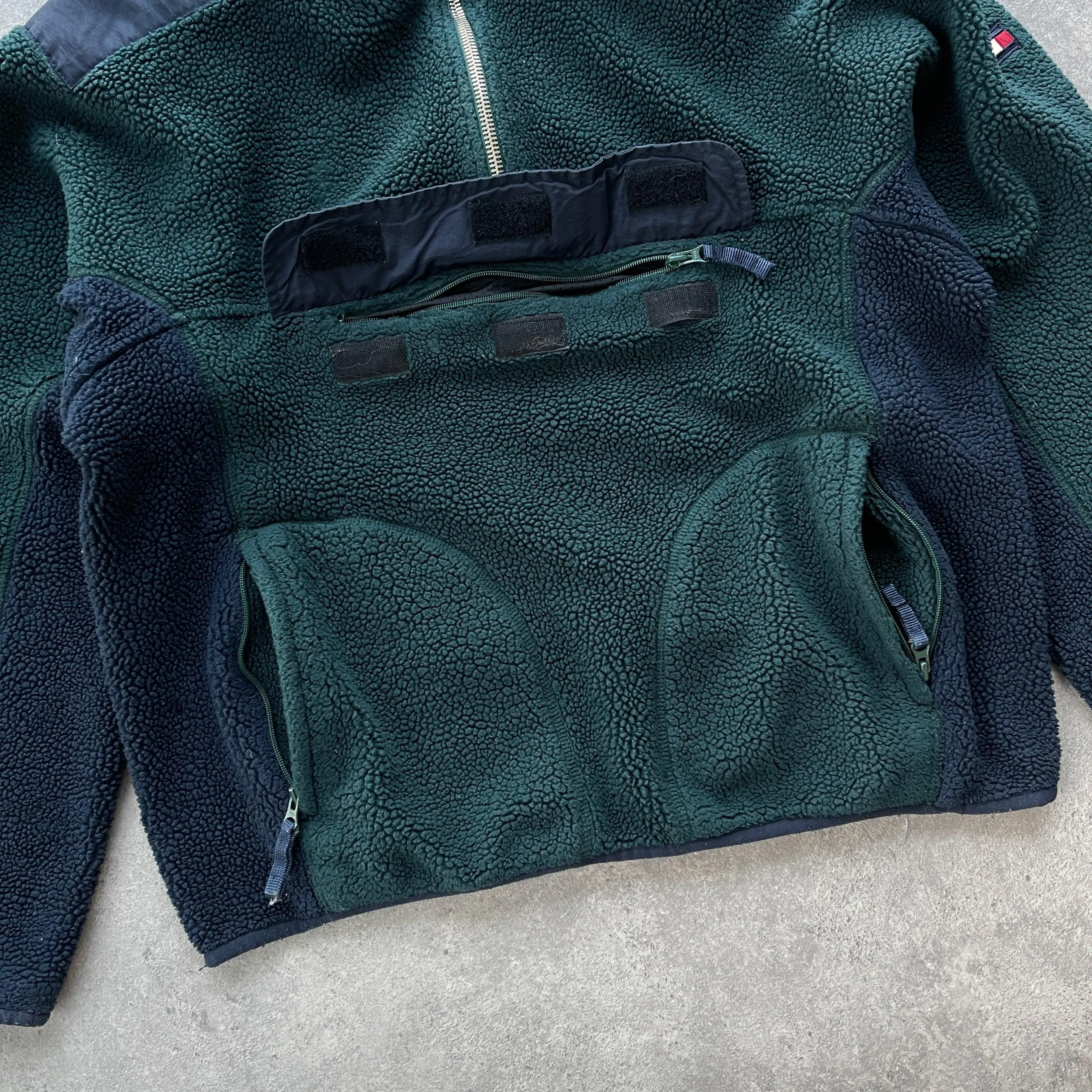 Tommy Hilfiger Vintage 1990s XL Sherpa Fleece Jacket