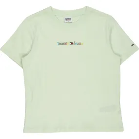 Tommy Jeans Green Logo T-Shirt