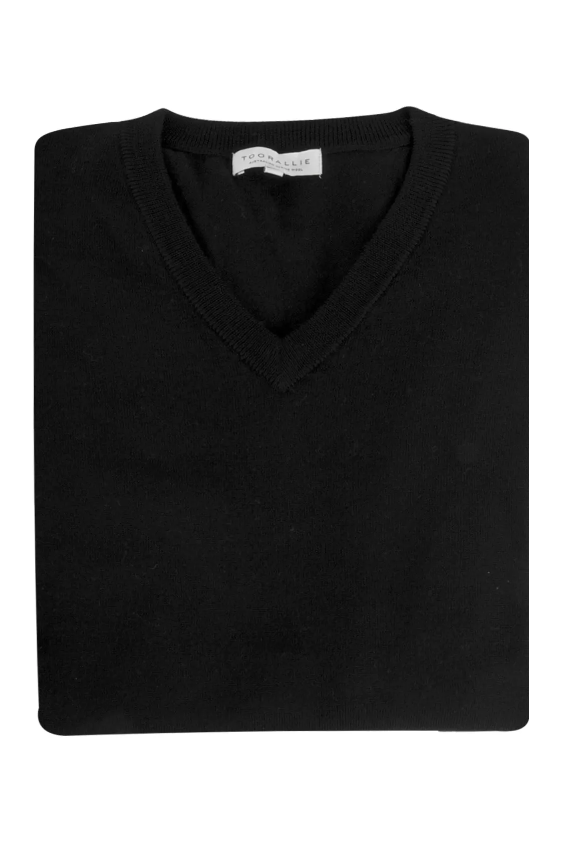 Toorallie Fine V-Neck Knit Black