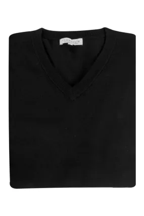 Toorallie Fine V-Neck Knit Black