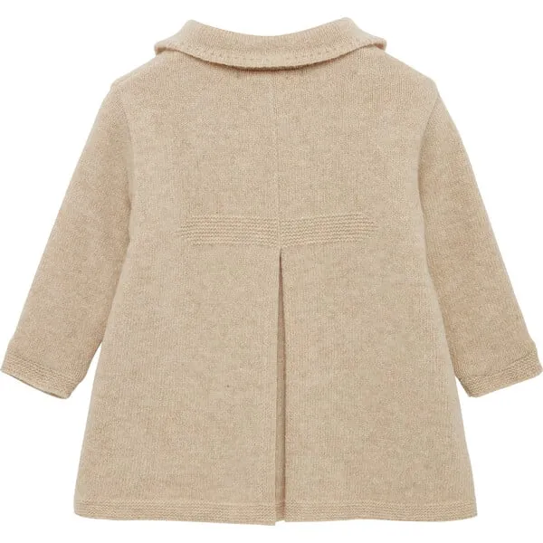 Trotters London Oatmeal Little Alexandra Knitted Coat