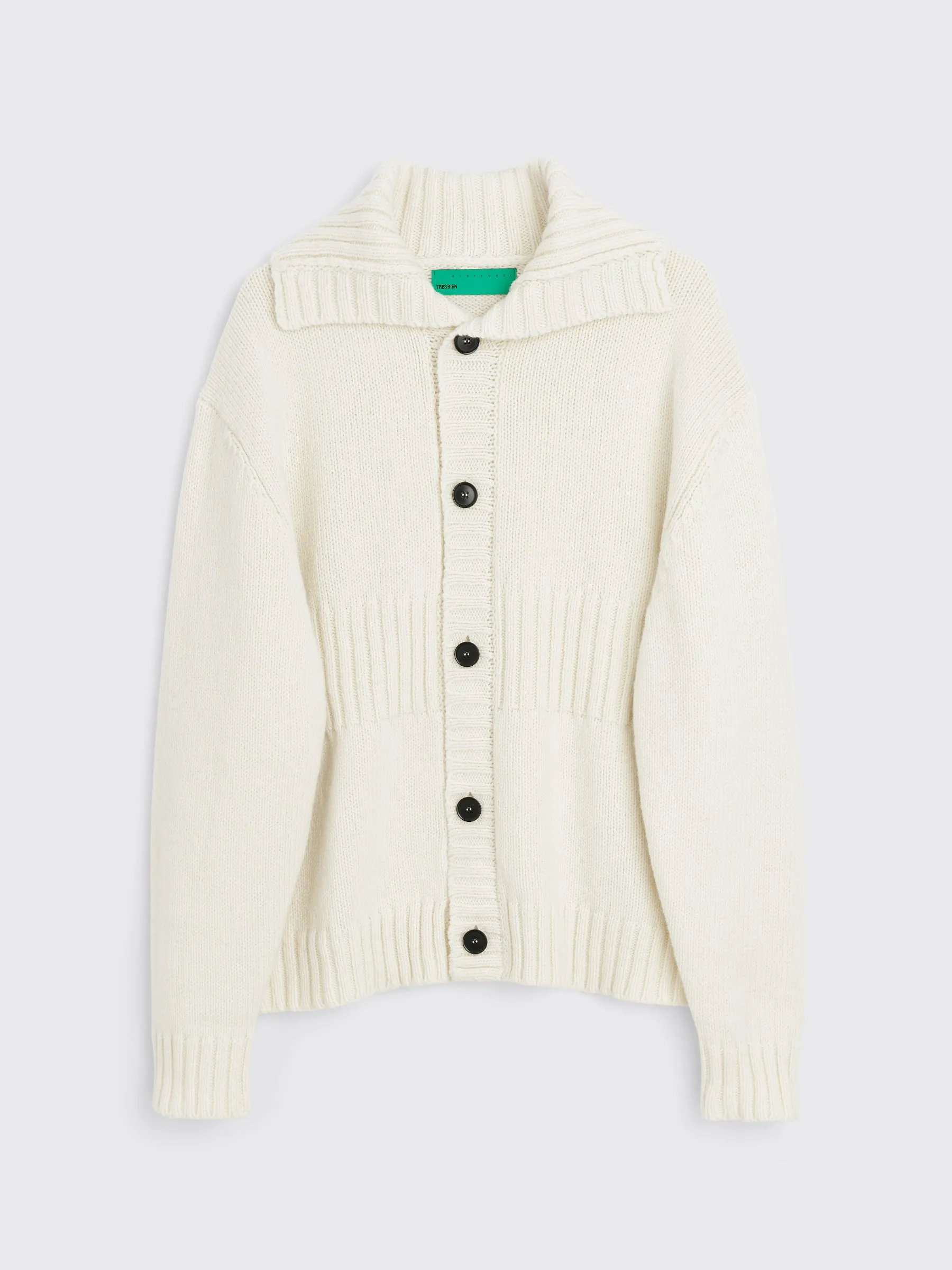 TRÈS BIEN everywear Sailor Knit Wool Cream White