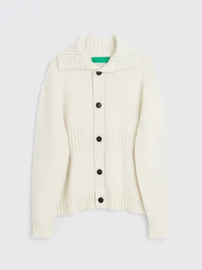 TRÈS BIEN everywear Sailor Knit Wool Cream White