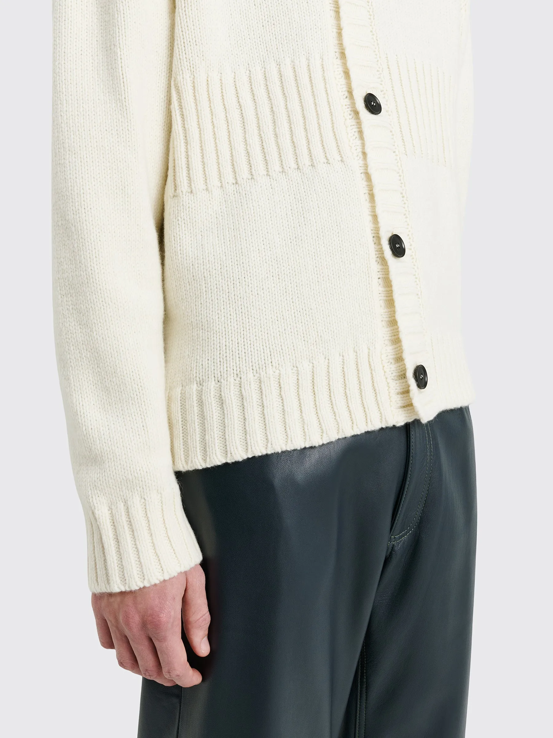 TRÈS BIEN everywear Sailor Knit Wool Cream White