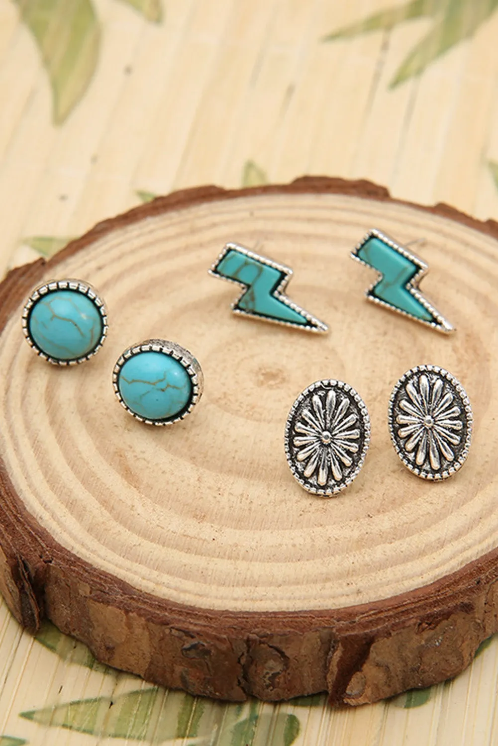 Turquoise Earrings Set