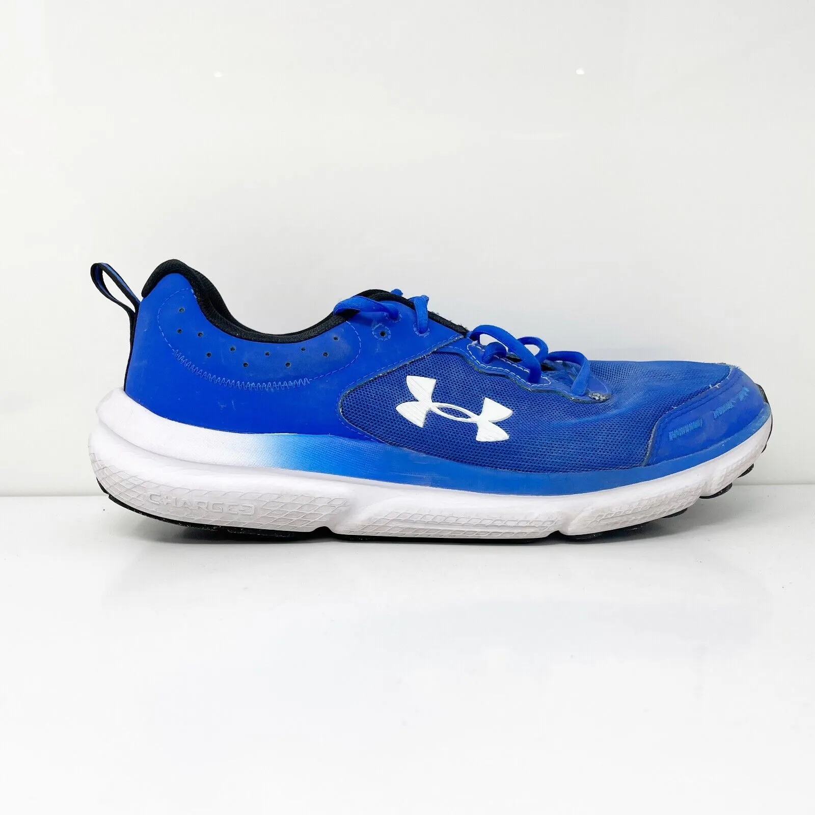 Under Armour Mens Charged Assert 10 3026175-403 Blue Running Shoes Sneakers 10.5