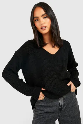 V Neck Jumpers & Cardigans | Shop Online at boohoo