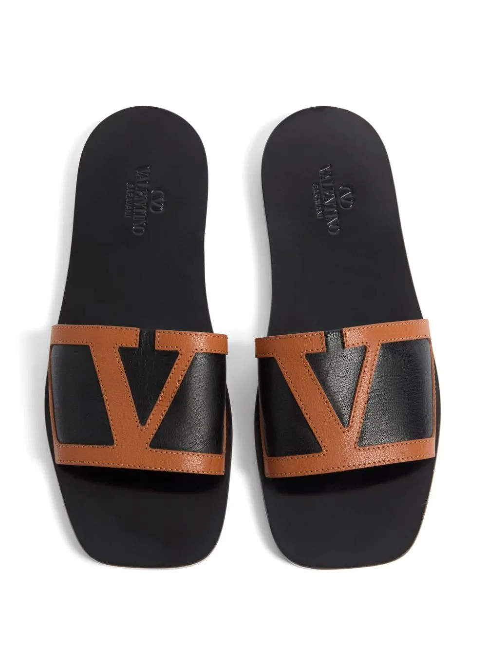 Valentino Garavani Viva Superstar Leather Slides