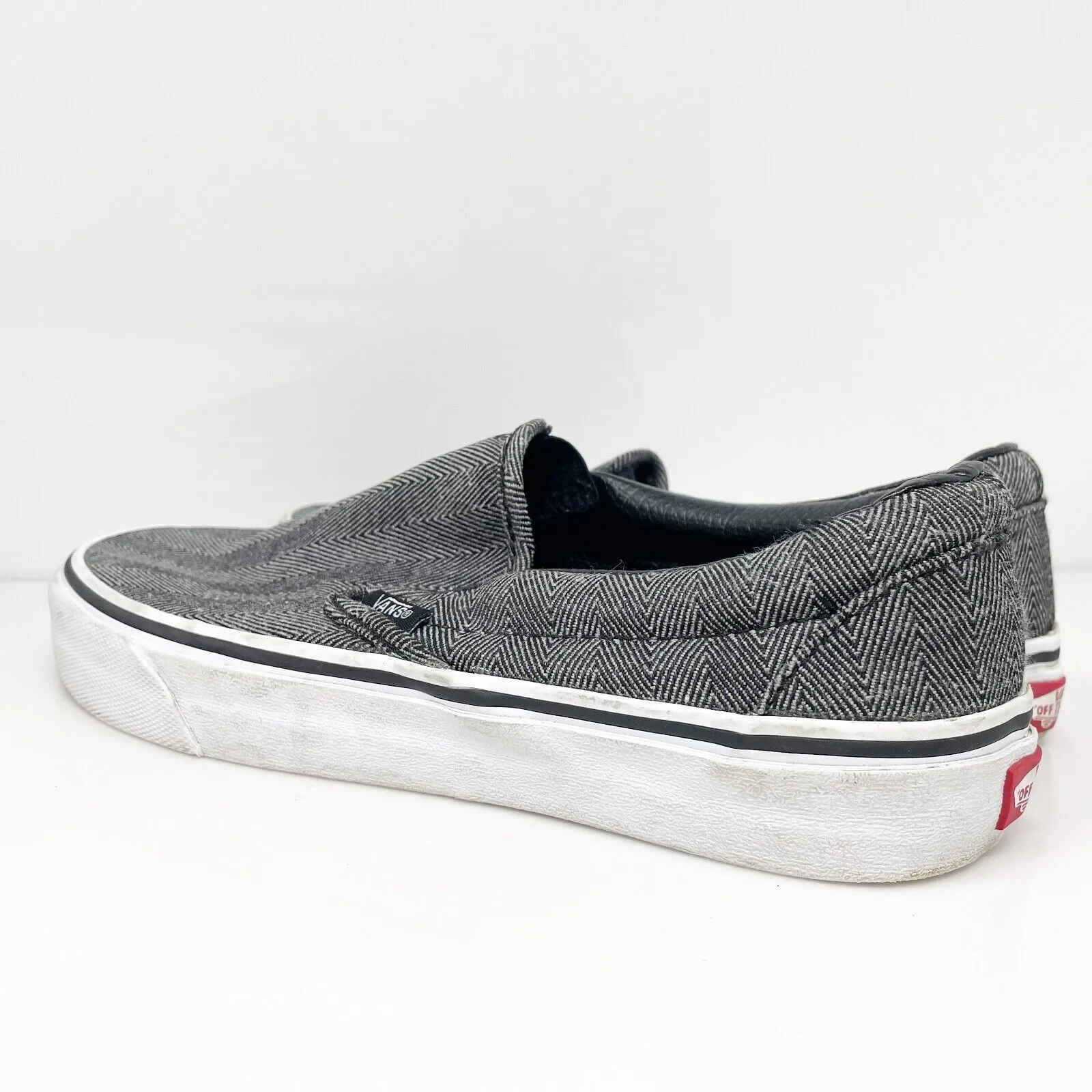 Vans Unisex Classic 721454 Black Casual Shoes Sneakers Size M 8 W 9.5