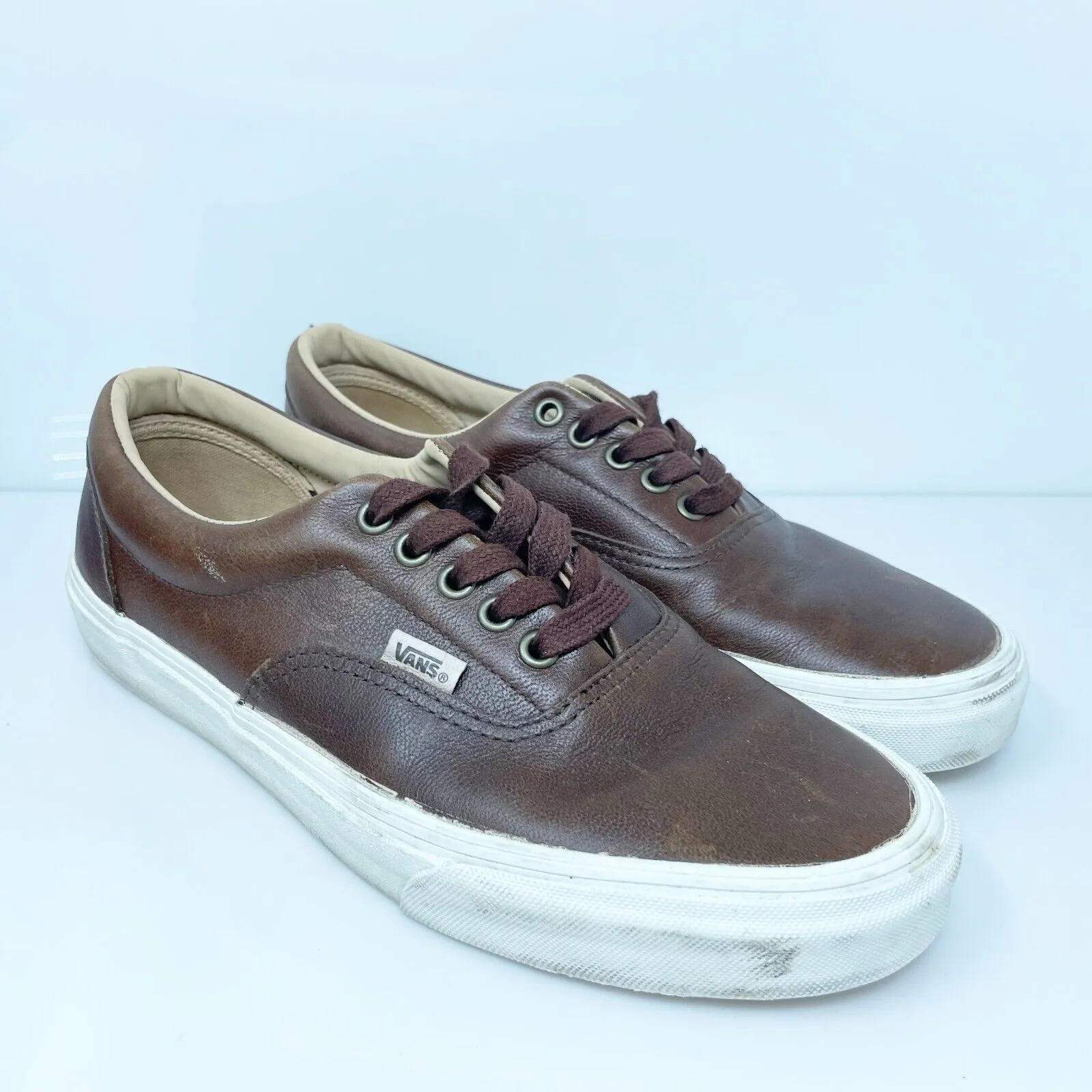 Vans Unisex Era 721278 Brown Casual Shoes Sneakers Size M 9 W 10.5