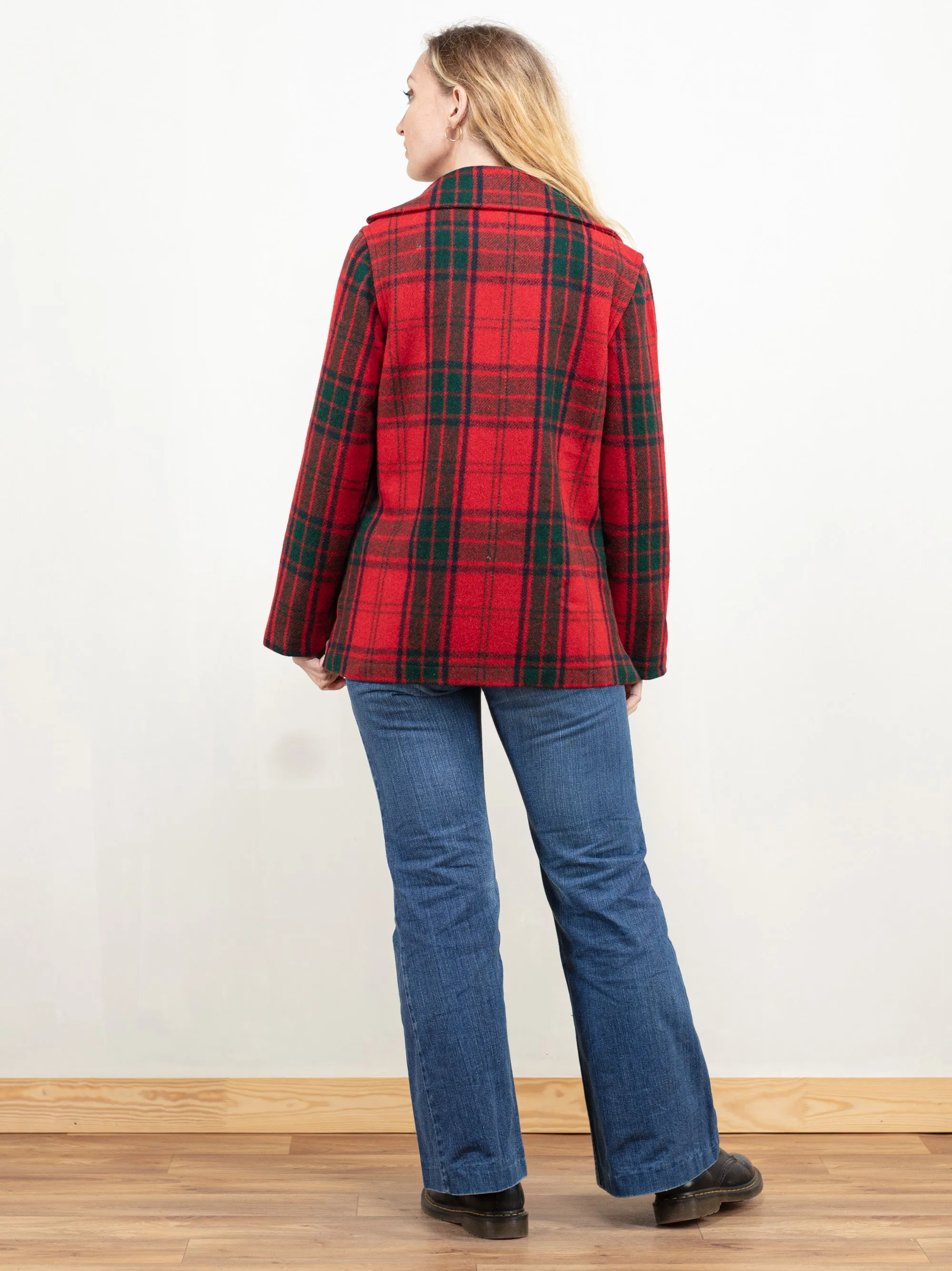 Vintage Plaid Americana Jacket