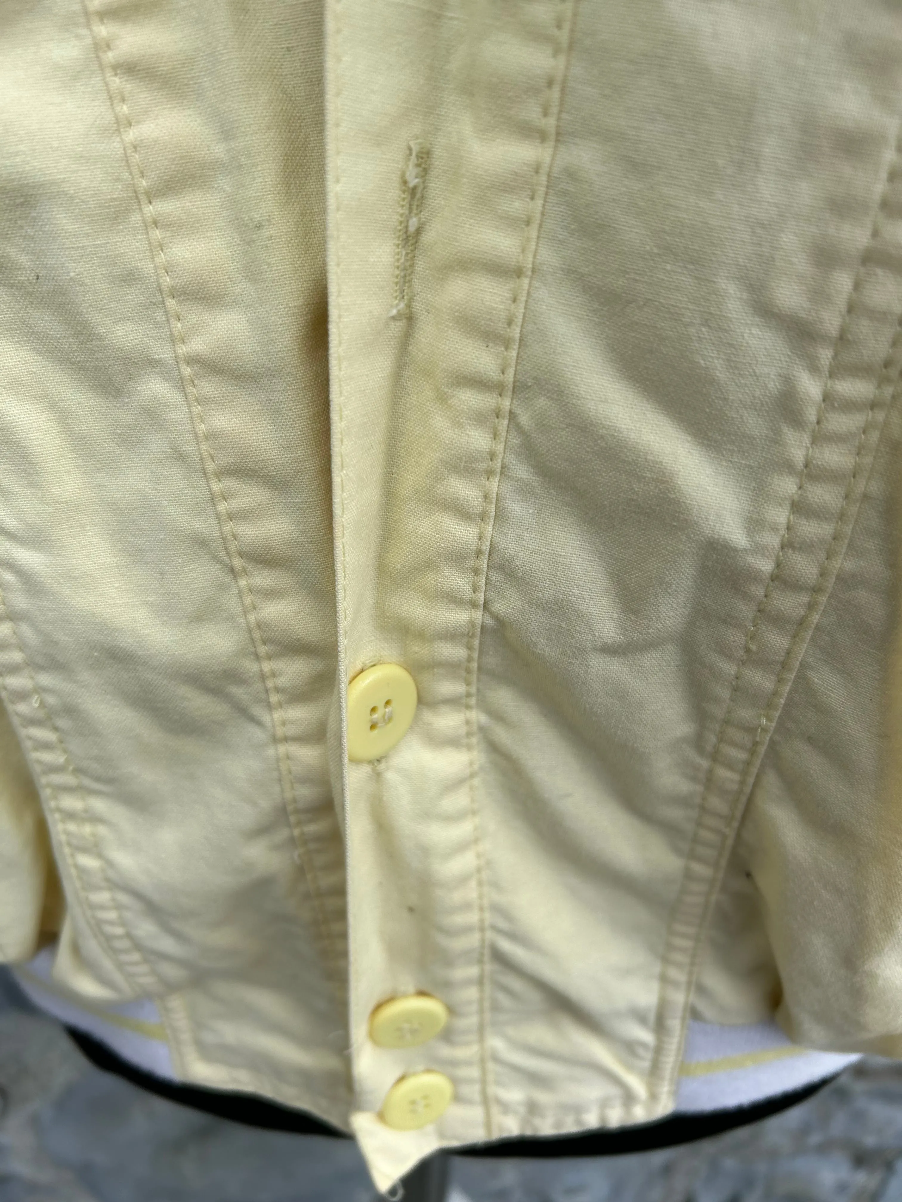 Vintage small yellow jacket from the 1980s